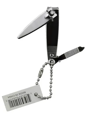 2  Mini Finger Nail Clipper Cutter Trimmer Curved Edge Key Chain Manicure Tool • $5.75