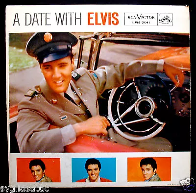 ELVIS PRESLEY-A DATE WITH ELVIS Album-RCA VICTOR #LPM-2011-Non Gatefold Calender • $159.99