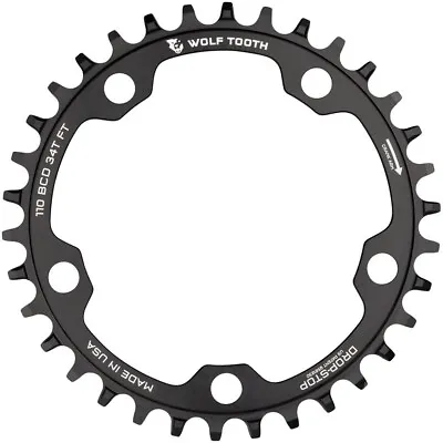 Wolf Tooth Chainring 34t 110 BCD 5-Bolt 10/11/12-Speed Alloy Cyclocross & Road • $79.95