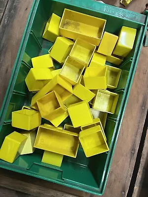 Letterpress 40 X Type / Sorts Plastic Boxes - CEFMOR 3cm X 3cm Printing Storage • £13