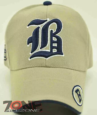 New! Monogram Letter B Cap Hat Tan • $8.95