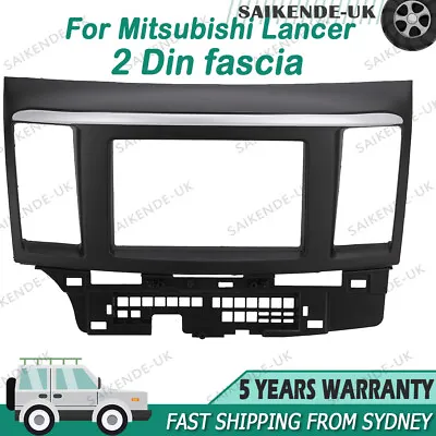 $37.99 • Buy Car Stereo Radio Double-Din Facia Fascia Dash Kit For Mitsubishi Lancer 2007-13 