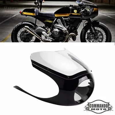 Vintage Headlight Fairing For Harley Suzuki Honda Yamaha BMW Cafe Racer Thruxton • $132.47