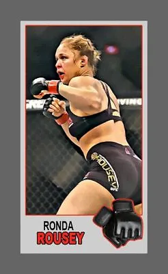 2015 Ronda Rousey  2/3 Art Sketch Card Original Print Tsc • $35