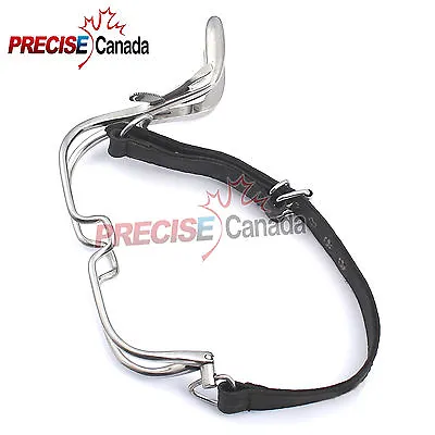 RATCHET MOUTH GAG SPREADER Strap Stainless Steel Ratcheting Rubber Jennings • $45.65