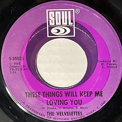 Velvelettes Bird In The Hand / Since You've Been Loving Me 7  Single 1966 • $24.99