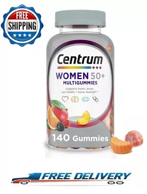 Centrum Multigummies Womens 50 Plus Gummy VitaminsMultivitamin Supplement 140Ct • $16.99