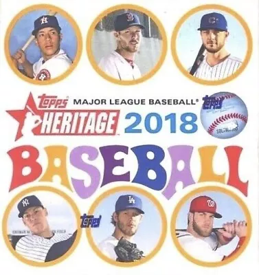 2018 Topps Heritage #'s 1-200 Get The Cards You Need To Complete Your Set!! • $1.25