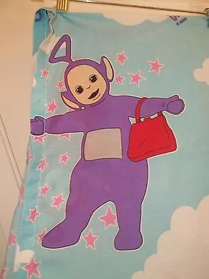 Vintage Teletubbies Single Curtain Panel Or Craft Fabric Dan Rivers 75  X 43  • $9.99