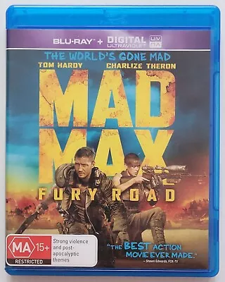 Mad Max Fury Road (ma15+) Uv  Blu-ray Tom Hardy  • $9.77