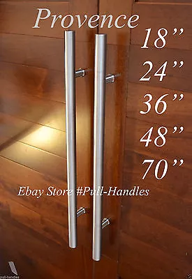  Entry Pull Handle Front Door Push Long Entrance Glass Stainless Steel Barn • $180