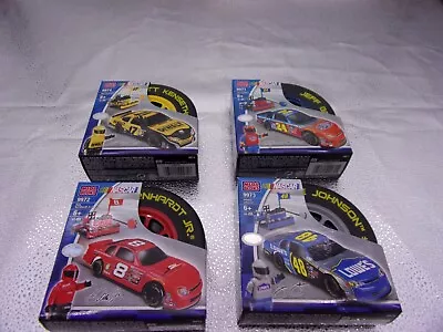 Mega Bloks NASCAR Lot Of 4 NEW #48 #8 #24 #17 (9974 9971 9973 9972) • $24.99