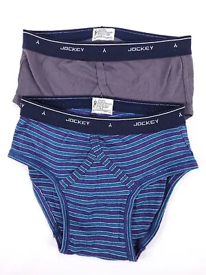 (2) Vtg Jockey Classic Colored Dad Briefs Underwear Inverted Y Front Mens 32 • $22.04