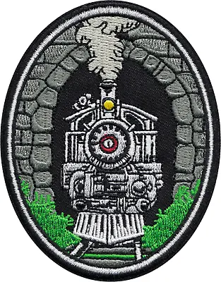 Patch - Steam Train Tunnel Engine Railroad Retro Travel 3.5  Iron On #110093 New • $6.50