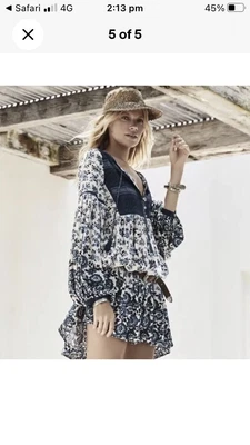 $40 • Buy Spell & The Gypsy Elle Mini Dress M 