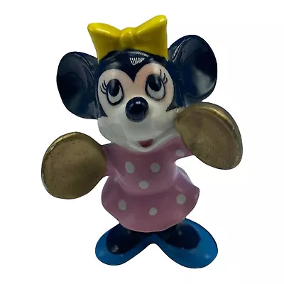 Vintage Disney Minnie Mouse Figurine Walt Disney Productions Playing Symbols • $14.95