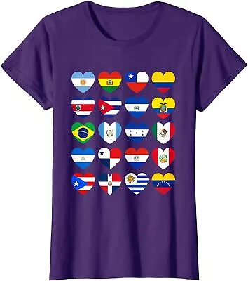 National Hispanic Heritage Month Mes De La Herencia Ladies' Crewneck T-Shirt • $21.99
