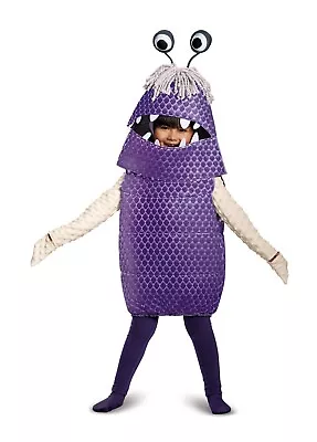 Disney Pixar Monsters Boo Costume LARGE 4-6X Purple Monster • $56.88