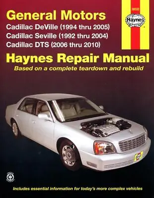 Cadillac Deville 1994-2005 Seville 1992-2004 DTS 2006-2010 Haynes Shop Manual • £17.50