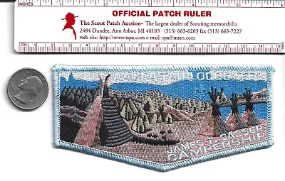 OA Lodge 237 Aal-Pa-Tah James T. Sasser Campership Light Blue Border Flap • $2.99