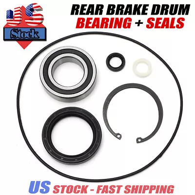 $17.99 • Buy For Honda Rear Brake Drum Bearing & Seals Kit Recon250 TRX250 TE/TM 1997-2021 US
