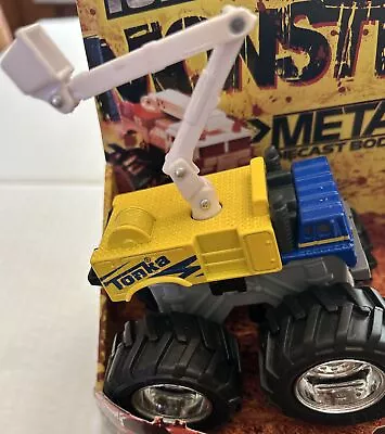 Tonka Monster Truck Diecast Metal Bodies Hazard Hoisted New In Box • $15.95