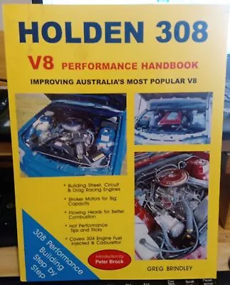 Brindley HOLDEN 308 V8 PERFORMANCE HANDBOOK SC Book • $37