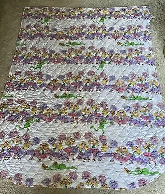 Muppets Miss Piggy Kermit Cheerleader Twin Bedspread Blanket Jim Henson 1980s • $57.80