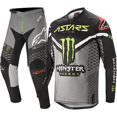 Alpinestars Monster Racing MX Gear Jersey/Pants Combo Motocross ATV Racing Kit • $157