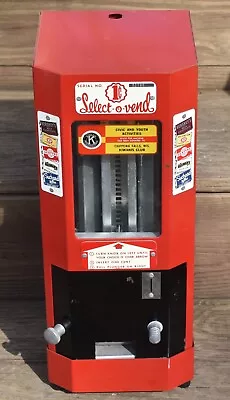 $595 • Buy Vintage 1 Cent Select-O-Vend Candy Coin Operated Dispenser Machine - NICE