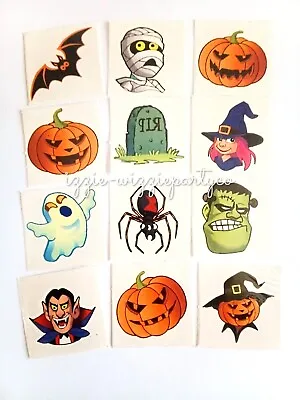 £1.89 • Buy 24 HALLOWEEN Temporary Tattoos Transfer Childrens Party Loot Bag Fillers PLY