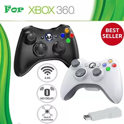 Wireless Controller For Microsoft Xbox 360 / Slim Gamepad Game Console Windows • $29.99