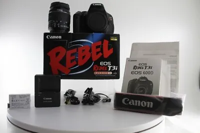 Canon EOS Rebel 600d/T3i Digital SLR Camera With EF-S 18-55mm F/3.5-5.6 IS Lens • £799.99