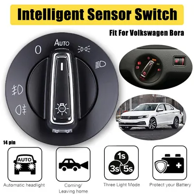 AUTO Head/Fog Lights Switch Light Sensor Modified Module Controller For VW Bora • $59.99