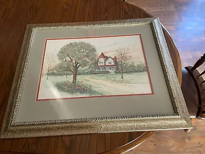 D. Morgan 1991 Artist Print  Hand Signed 1992 I Count My Blessings  In Frame • $254