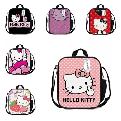 Kid Hellokitty Cute Insulated Lunch Bag School Food Picnic Box Sack Lunchbox Bag • $19.99