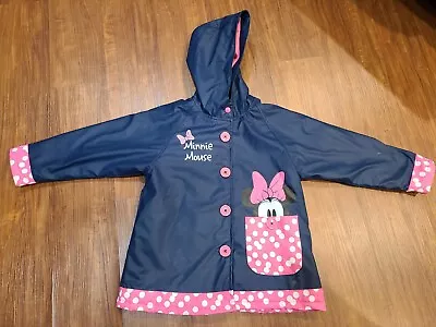 Kids Girls Western Chief Disney Minnie Mouse Insulated Rain Coat Size 5 • $8