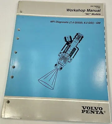 1996 Volvo Penta  Nc   Models Mfi Diagnostic-gm  Workshop Manual 7788884-0 • $9