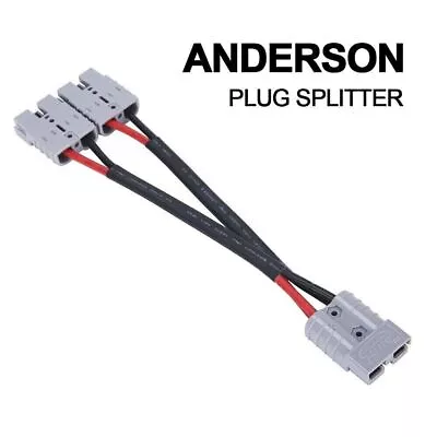 $27.02 • Buy Genuine Anderson Plug 50 Amp Connector Double Y Adapter 6mm Automotive Cable