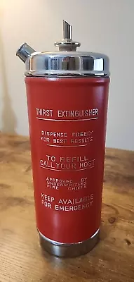 Vintage Tilso Japan Fire Extinguisher Musical Liquor Decanter How Dry I Am • $19.90