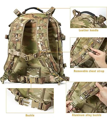 MT Military Army MOLLE 2 Tactical Medium Rucksack Rifleman 3 Day Assault Pack • $95