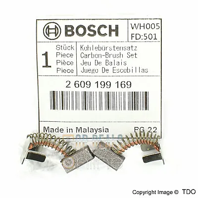 £6.45 • Buy Genuine Bosch Carbon Brushes For GDR18V-Li Impact Driver GDR 18V Li 2609199169