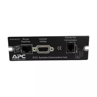 APC SYCC Symmetra Communications Card 885-6625C/5 • $15.29