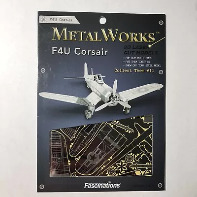 Fascinations MMS035 Metal Works 3D F4U Corsair Laser Cut Model  • $6.36