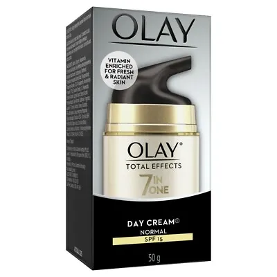 Olay Total Effects 7 In One Day Cream Normal SPF 15 50g Vitamin Enriched Radiant • $37.42