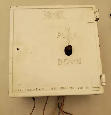 Vintage Gamewell Fire Alarm Call Box Telegraph Master Box 1950’s? Working • $200