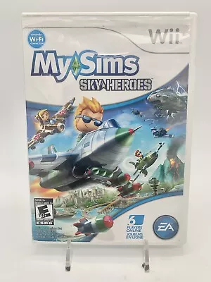 Nintendo Wii My Sims: Sky Heroes Airplane Flying Game Complete & Tested • $4.49