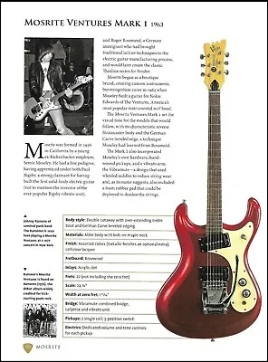 Ramones Mosrite Ventures Mark 1 + Grateful Dead Modulus Bass Guitar History • $4