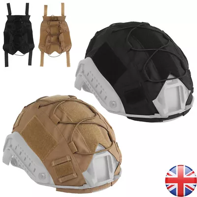 Fast Helmet Cover Military Army Tactical Camo Airsoft Headgear Ripstop Mesh Uk • £11.78