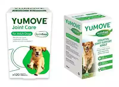 Lintbells Yumove Senior Dog Joint Supplement For Older Stiff Dogs - Pack Of 120 • £18.90